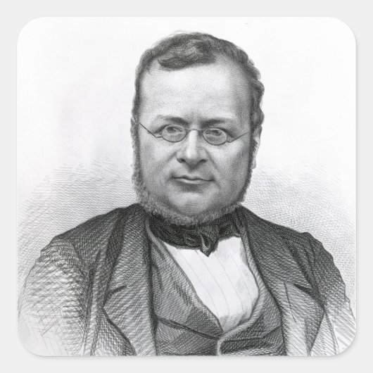 Sticker Carré Les portraits de salon de dessin d'Emminent (Devant)