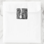 Sticker Carré Les progrès d'A Harlot (Sac)