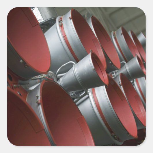 Sticker Carré Les propulseurs du Soyouz TMA-14 3 (Devant)