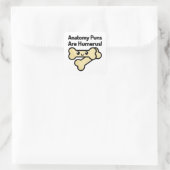 Sticker Carré Les Puns D'Anatomie Sont Humérus ! Jeu d'anatomie (Sac)