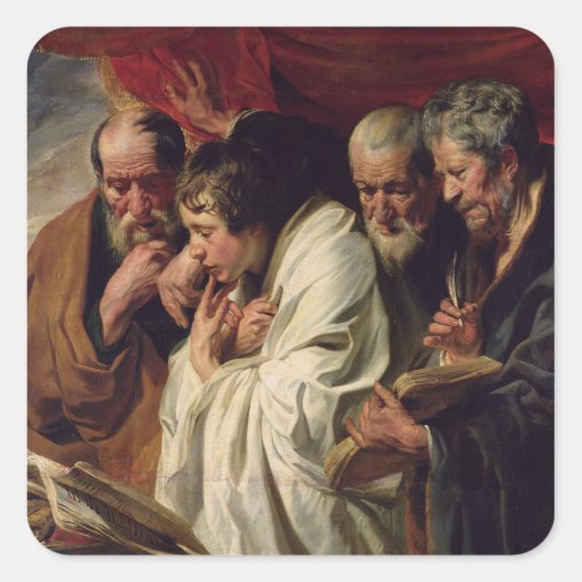 Sticker Carré Les quatre évangélistes (Devant)
