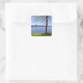 Sticker Carré Les rives de la Loire à Saumur (Sac)