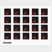 Sticker Carré Les roses sont rouges (Feuille)