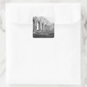 Sticker Carré Les ruines de la Cour des Comptes (Sac)