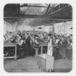 Sticker Carré Les services de fabrication de cigare