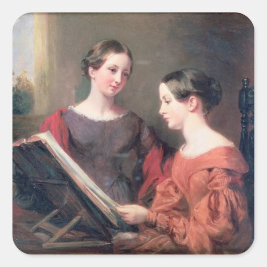 Sticker Carré Les Soeurs, 1839 (Devant)