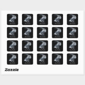 Sticker Carré Les Sœurs Brontë (Feuille)