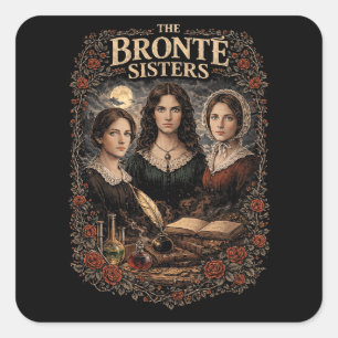 Sticker Carré Les Sœurs Brontë