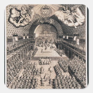 Sticker Carré Les successions générales au théâtre Bourbon