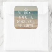 Sticker Carré Les Tans Feront Fade Travel Devis (Sac)