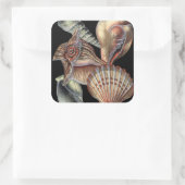 Sticker Carré Les trésors de la mer (Sac)