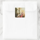 Sticker Carré Les trois filles de Cecrops (Sac)