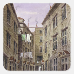 Sticker Carré Les verrats dirigent l'endroit, autrefois auberge