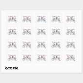 Sticker Carré Les Westies règnent ! (Feuille)