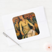 Sticker Carré L'Esprit de puissance féminine (Enveloppe)