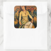 Sticker Carré L'Esprit de puissance féminine (Sac)