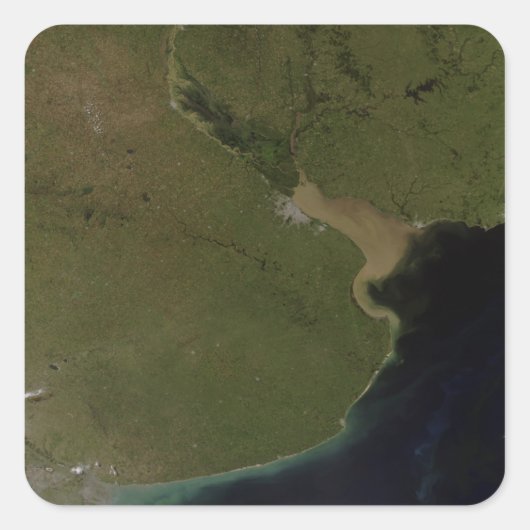 Sticker Carré L'estuaire du Rio de la Plata (Devant)