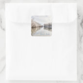 Sticker Carré Let It Snow|Winter Scene Photo (Sac)