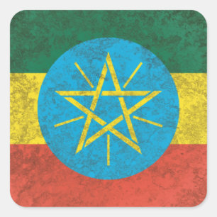 Sticker Carré L'Ethiopie
