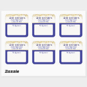 Sticker Carré Let's Party! 50th Class Reunion custom (Feuille)