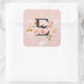 Sticker Carré Letter E (Sac)