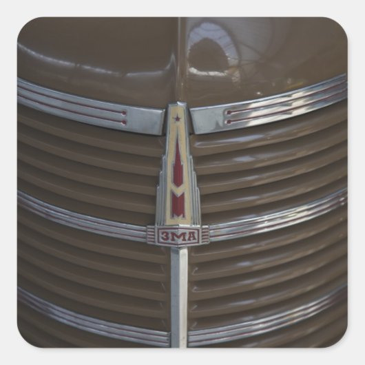 Sticker Carré Lettonie, Riga, Riga Motor Museum, cagoule (Devant)