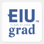 Sticker Carré LETTRE bloc EIU (Devant)