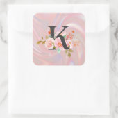 Sticker Carré Lettre K (Sac)