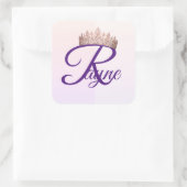 Sticker Carré LETTRE Princesse R (Sac)