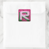 Sticker Carré Lettre r (Sac)