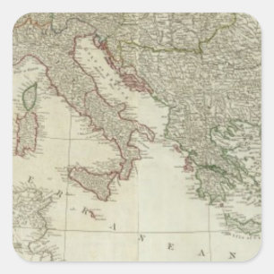 Sticker Carré L'Europe s'est divisée en ses royaumes, empires