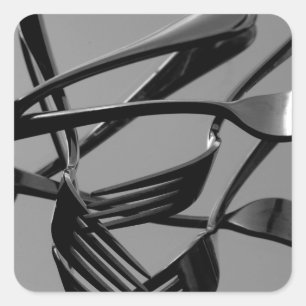 Sticker Carré Levitation de la fourche