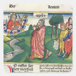 Sticker Carré Leviticus 1 1-7 la loi des offres, du 'NU