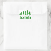 Sticker Carré L'évolution de Leprechaun en Irlande (Sac)
