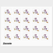 Sticker Carré L'heure des sorciers (Feuille)