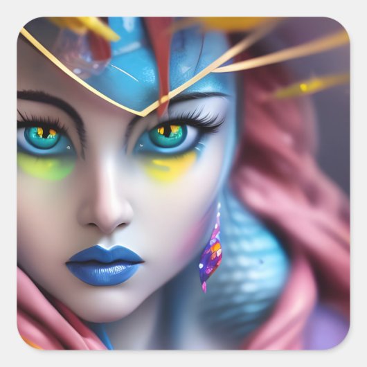 Sticker Carré L'hypnotiste (Devant)