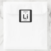 Sticker Carré Li - Lithium (Sac)