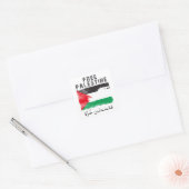 Sticker Carré Libérer la Palestine (Enveloppe)