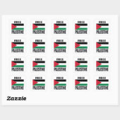 Sticker Carré Libérez la Palestine (Feuille)
