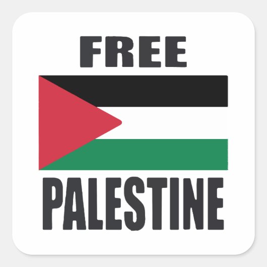 Sticker Carré Libérez la Palestine (Devant)