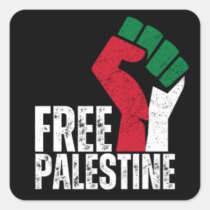 Sticker Carré Libérez la Palestine Gaza - Liberté pour les Pales