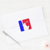 Sticker Carré Liberté de la Ligue majeure (Enveloppe)