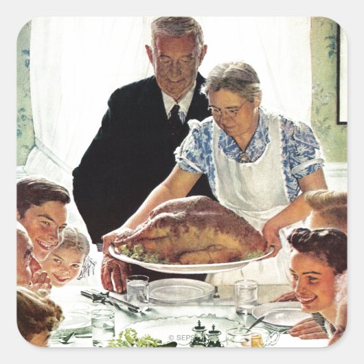 Sticker Carré Liberté de la volonté (Devant)