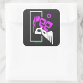 Sticker Carré Liberté - Etat de liberté (Sac)