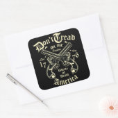 Sticker Carré Liberty Of Death USA (Enveloppe)