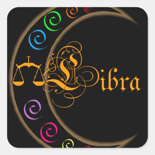 Sticker Carré Libra (Devant)