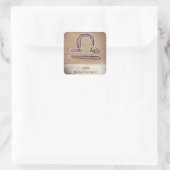 Sticker Carré Libra (Sac)