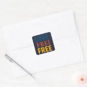 Sticker Carré Libre (Enveloppe)