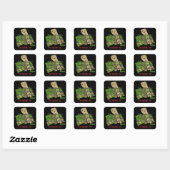 Sticker Carré Libye libre (Feuille)
