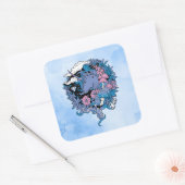 Sticker Carré Licorne (Enveloppe)